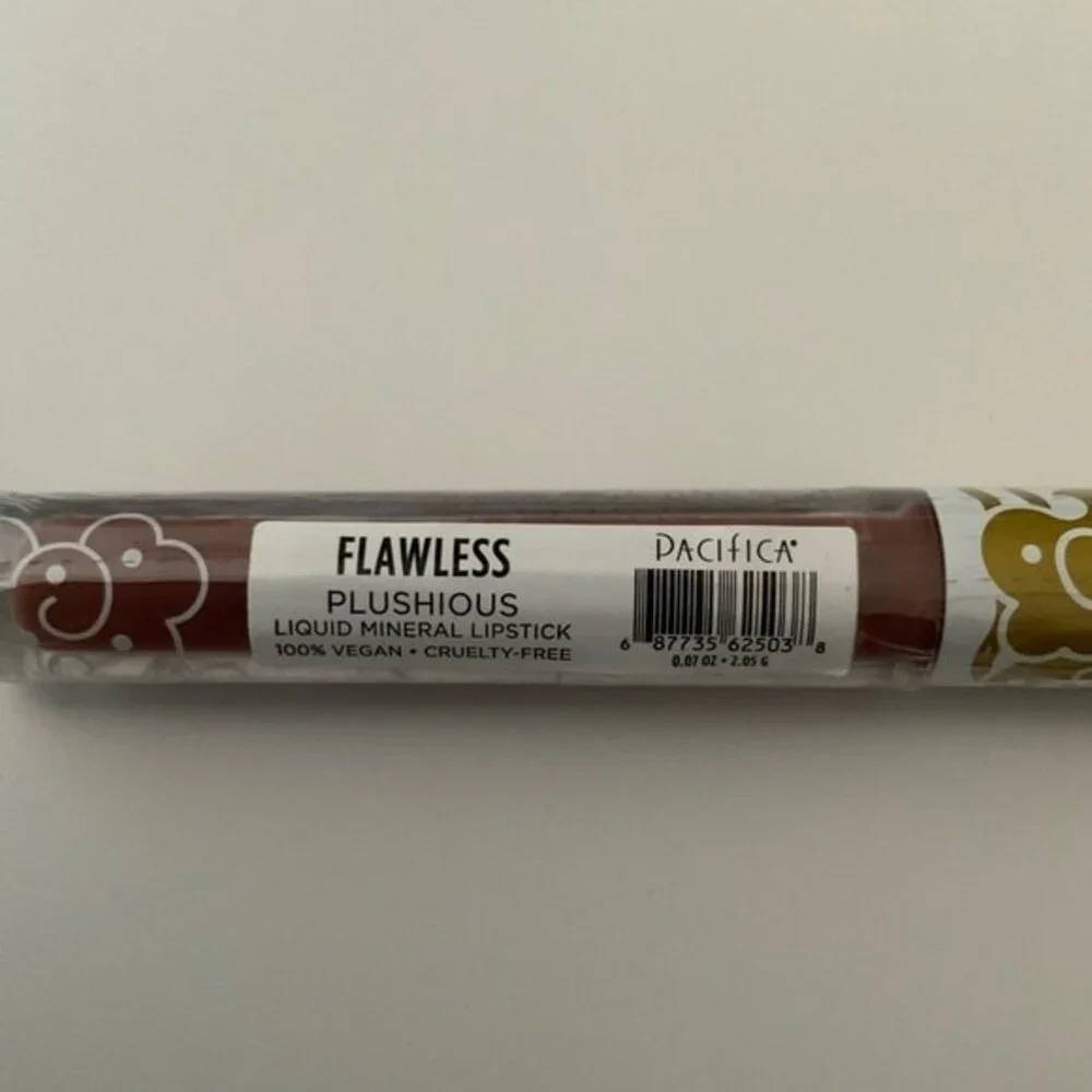 Pacifica Plushious Flawless Liquid Lipstick Brown Red
